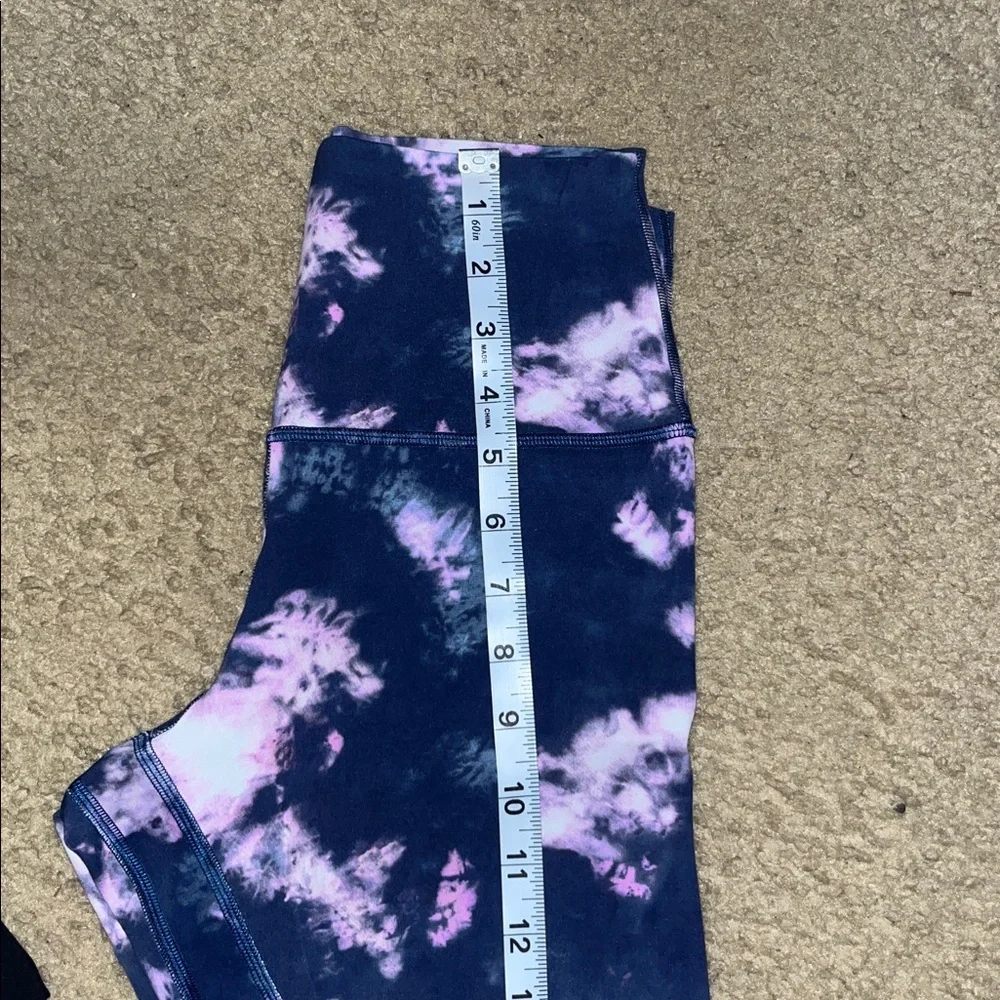 🍋 EUC Lululemon Align HR Pant 25" - Circulate Tie Dye Mineral Blue Multi - Sz 6 - Picture 9 of 12
